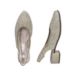 Дамски елегантни обувки Rieker 47060-52 зелени - Image 5