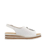 Дамски сандали RIEKER 62902-80 F ширина бежови - Image 6