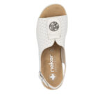 Дамски сандали RIEKER 62902-80 F ширина бежови - Image 8