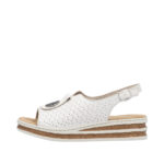 Дамски сандали RIEKER 62902-80 F ширина бежови - Image 2