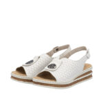 Дамски сандали RIEKER 62902-80 F ширина бежови - Image 3