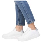 Дамски спортни обувки Rieker W6201-80 бели