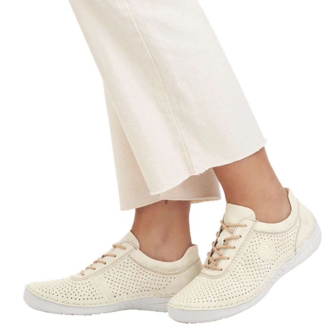 Неозаглавен дизайн (62) Дамски обувки Rieker ANTISTRESS 52546-60 бежова - Image 1