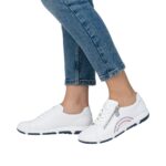 Дамски спортни обувки Rieker 42424-80 бели/сини