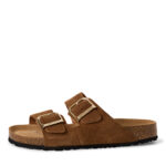 Дамски велурени чехли Tamaris кафяви - Image 3