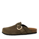 Анатомични дамски чехли тип сабо Tamaris зелени - Image 2