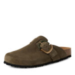 Анатомични дамски чехли тип сабо Tamaris зелени