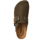 Анатомични дамски чехли тип сабо Tamaris зелени - Image 5