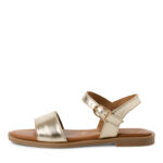 Златисти кожени сандали Tamaris Touch-it - Image 2