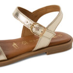 Златисти кожени сандали Tamaris Touch-it - Image 4