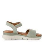 Дамски кожени сандали Tamaris Touch-it зелени - Image 3