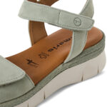 Дамски кожени сандали Tamaris Touch-it зелени - Image 5