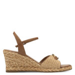 Дамски сандали на платформа Tamaris Antislide бежови/кафяви - Image 3