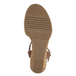 Дамски сандали на платформа Tamaris Antislide бежови/кафяви - Image 6