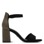 Дамски елегантни сандали на ток Tamaris Touch It черни - Image 3