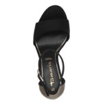 Дамски елегантни сандали на ток Tamaris Touch It черни - Image 5