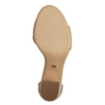 Дамски елегантни сандали на ток Tamaris Touch It бежови/цветни - Image 6