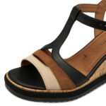 Дамски сандали на платформа Tamaris Touch-it кафяви - Image 4