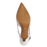 Дамски обувки на ток Marco Tozzi Feel me бели/цветни - Image 6