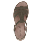 Дамски кожени сандали Caprice зелени - Image 5