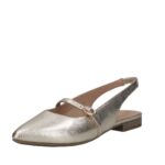 Дамски кожени обувки BAGATT златисти