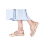 Дамски сандали Rieker ANTISTRESS 60464-90 бежови/цветни