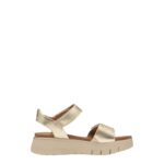 Дамски кожени сандали Tamaris Comfort Wide Fit златисти - Image 3