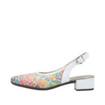 Дамски елегантни обувки Rieker 47060-90 бежови/цветни - Image 4