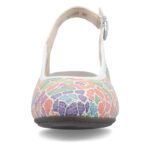 Дамски елегантни обувки Rieker 47060-90 бежови/цветни - Image 7