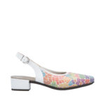 Дамски елегантни обувки Rieker 47060-90 бежови/цветни - Image 5