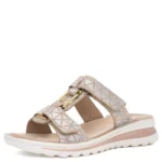 Дамски чехли Ara High Soft естествена кожа бежови - Image 2