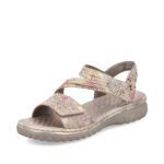 Дамски сандали Rieker ANTISTRESS 60464-90 бежови/цветни - Image 5