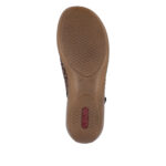 Дамски кожени сандали RIEKER 65985-25 F ширина кафяви - Image 8