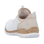 Дамски спортни обувки Rieker N4286-80 бели/бежови - Image 7