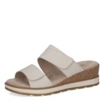 Дамски чехли на платформа Caprice бежови