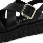 Дамски кожени сандали Tamaris Touch-it черни - Image 6