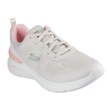 Дамски спортни обувки Skechers Skech-Air Dynamight бежови/розови - Image 3