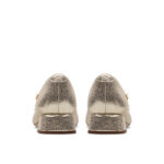 Дамски кожени обувки на ток Clarks златисти - Image 6