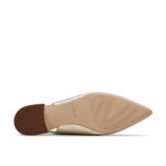 Дамски кожени обувки Clarks златисти - Image 7