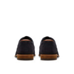 Мъжки велурени обувки Clarks CraftArlo Lace сини - Image 6