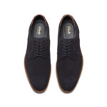 Мъжки велурени обувки Clarks CraftArlo Lace сини - Image 5