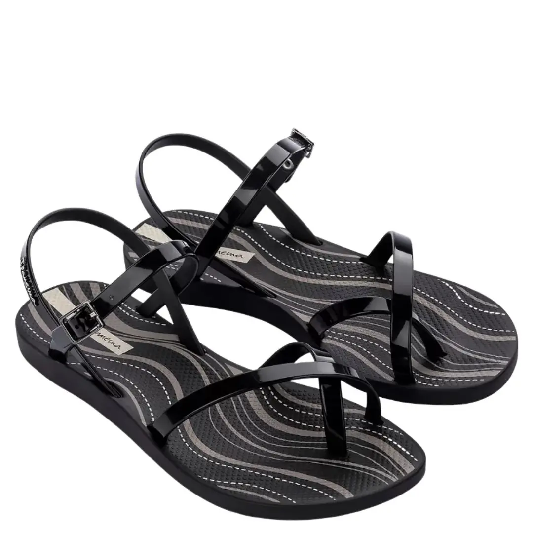 454545454 Дамски сандали Ipanema-82842-Black/Grey/Beige - Image 1