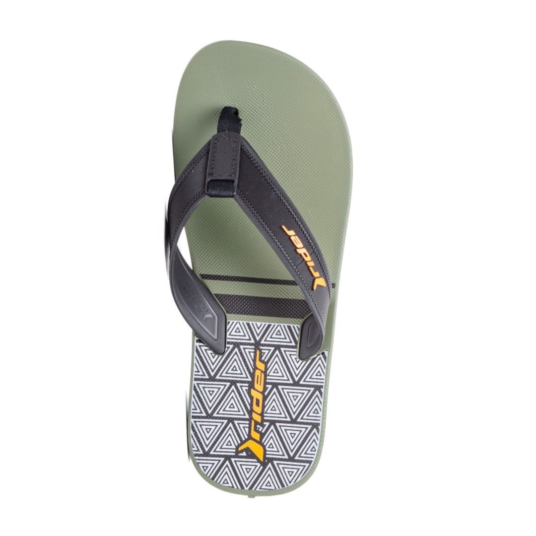 83333333 Мъжки чехли Rider-83691-Green/Black/Yellow - Image 1