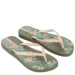 Дамски чехли Ipanema-83582-Green/Pink