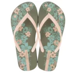 Дамски чехли Ipanema-83582-Green/Pink - Image 2