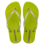 Дамски чехли Ipanema-83648-Green/Gliter