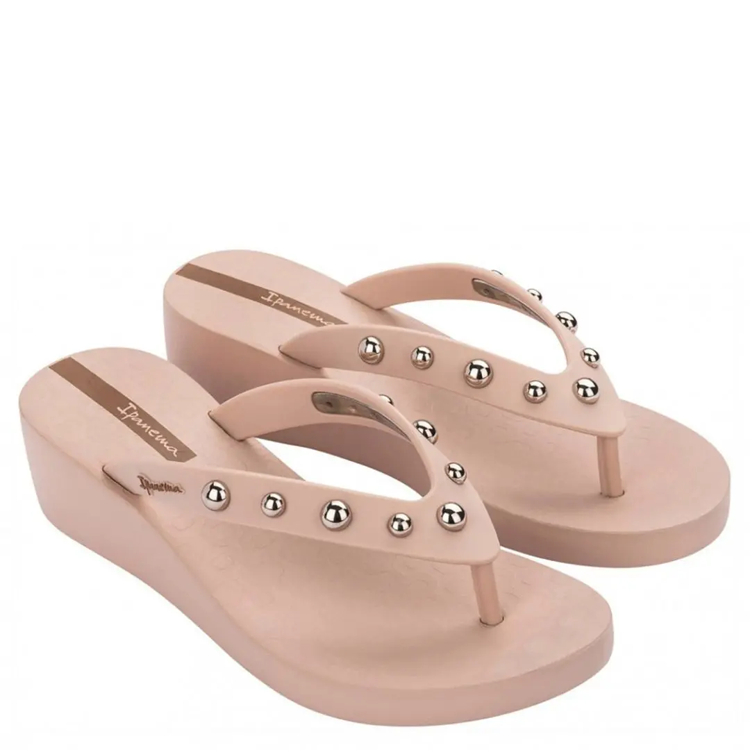 83653-4.jpg Дамски чехли на платформа Ipanema-83653-Beige/Gold - Image 1
