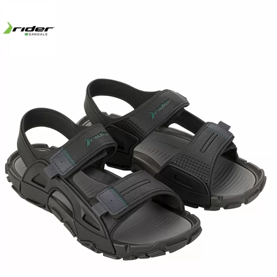 83724--- Мъжки сандали Rider-83724-Black/Grey - Image 1