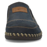 Мъжки велурени обувки Rieker B2466-14 сини - Image 7