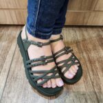 Дамски сандали Zaxy 19027-Dark/Militar/Green - Image 4